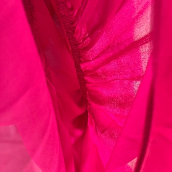 Badgley Mischka Strapless Tiered Ruffle Gown - Picture 8 of 13